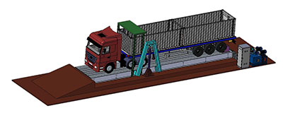 Unloading platform